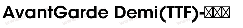 AvantGarde Demi(TTF)字体转换